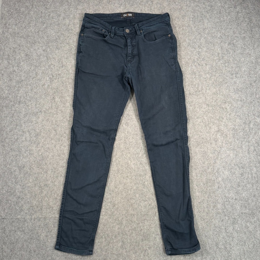 DU/ER Dark Wash Blue Denim Flex No Sweat Slim Fit Jeans Men's Size 32x31*